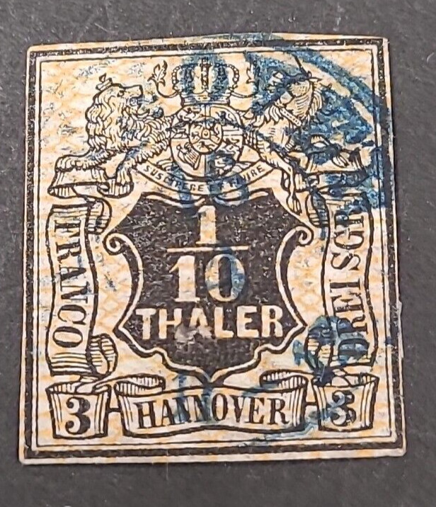 APC 3488 German states Hanover sc#8 scv $160 look closely NO HOLE
