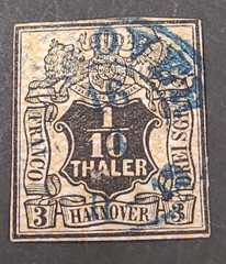 APC 3488 German states Hanover sc#8 scv $160 look closely NO HOLE