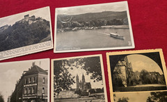 Lot of 12 German Postcards 1930s–1940s Feldpost & Third Reich Era Stamps