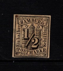 Hamburg SC# 1 Mint Part Gum / Hinge Rem – S49888