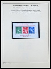 BERLIN Germany Deutschland 1948-1990 MNH MH Used in Schaubek Stamp Collection