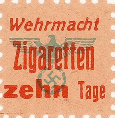 Stamp Germany Revenue WWII 3 Reich War Era Tabacco Cigar Tax Lot MNG