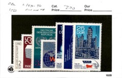 Germany – DDR, Postage Stamp, #1490-1496 Mint NH, 1973 (AB)