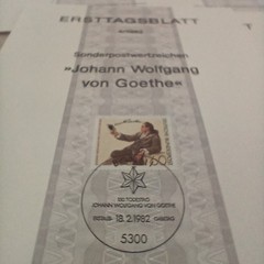 Lot of 14 German Ersttagsblatt 1982 First Day Issue Stamp Sheets VTG Philately