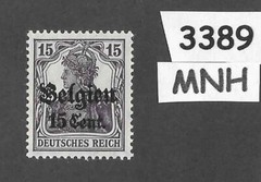 MNH stamp Sc N16 German occupation during WWI Belgium Belgien Overprint / 1916