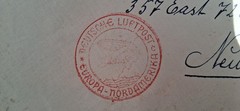 1936 1936 Graf Zeppelin Hindenburg Germany to New York Airmail Cover Nazi Era…