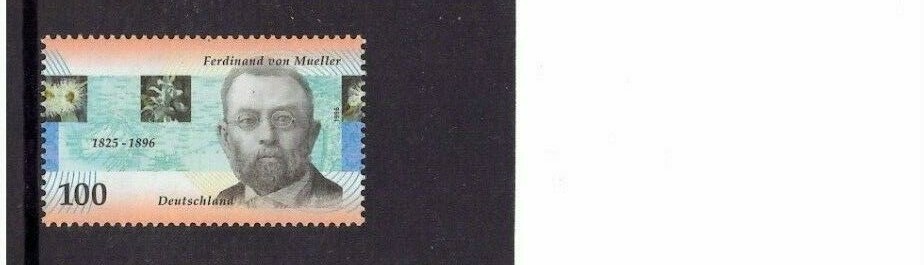 MINT 1996 GERMANY AUSTRALIA JOINT ISSUE VON MUELLER STAMP