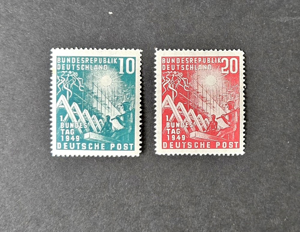 Germany Sc # 665-666 Germany reconstruction 1949, lot # G88115