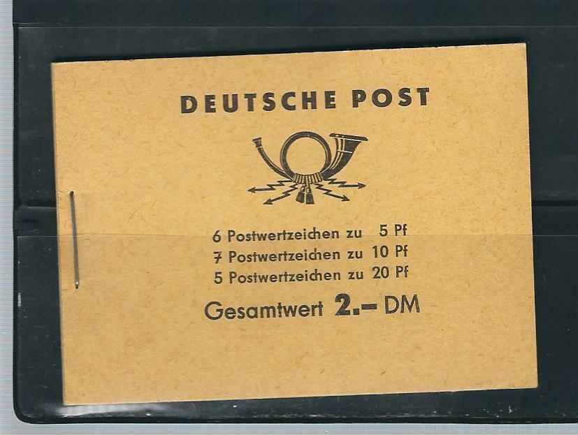 Germany DDR SC # 330c-333a-477b Five Year Plan ,Complete Booklet . MNH
