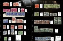 Germany Stamp Collection on 14 Stock Pgs, 1948 #585..633 WWII British Zone (KC)