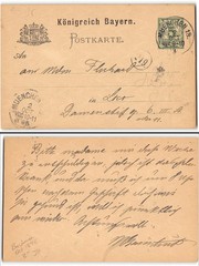 Munich postcard, 1898