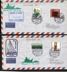 AV2 – “ KIELER WOCHE 1981 “ 10 COVERS WITH SEVERAL CANCELLATIONS