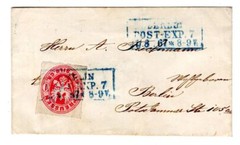 Prussia 16 As Mini Letter Local Letter (CA0471)