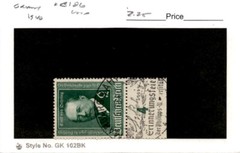 Germany, Postage Stamp, #B186 Used, 1940 von Behring (AC)