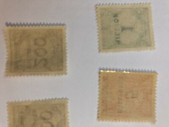 German Deutsches Reich 1m, 5m, 50m, 200m Stamp, unused, unhinged