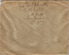 Germany 1916 Feldpost Cover SB 150 Regt Marks / APO 198 Croatia – L43289