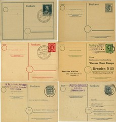 GERMANY Event Cancels Deutsche Postal Card Stationery Cover Stamp Collection