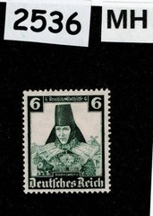 MH stamp 1935 Sc B72 Native Costumes Lower Saxony Third Reich Germany #2536
