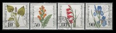 Berlin 9NB171-75 Wild Flowers & Christmas Semi postals (5 USED Stamps, 1979)