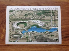 WEST GERMANY 1972 OLYMPIC GAMES MINI SHEET MNH, MS 1625. Free UK Postage