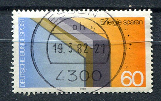 Germany – BRD : Energy conservation stamp from 1982 – used