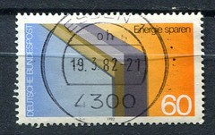 Germany – BRD : Energy conservation stamp from 1982 – used