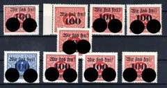 Sudetenland Rumburg 36/43 Set MH (DA2450