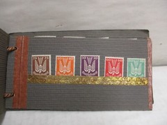 Lot of 90 Germany Stamps 1914-1924 in Book Briefmarken des Deutschen Reiches
