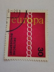 GERMANY DEUTSCHE stamps, mix of 6 stamps between the years 1959-1974.