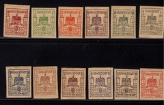 Finster Walde 1 – 12 – Local Stamp Singles. Set Of 12 MNH. OG. #02 FINST1s12c