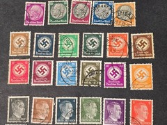 Ultimate Nazi Germany Stamp Collection Hitler Swastika Hindenburg 50+ WW2 Stamps