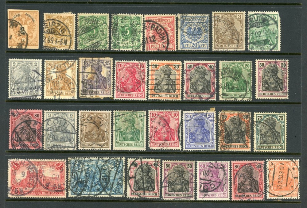 GERMANY old stamps / 25-2-3t / used