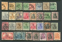 GERMANY old stamps / 25-2-3t / used