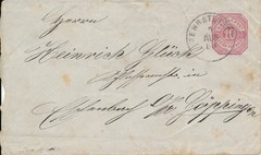Cover Germany 1888 Wurtt Post Wurttemberg Local 2