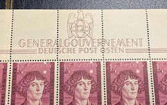 1943 Polish General Government Kopernikus Mini Sheet MNH