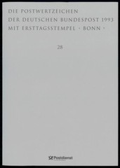 GERMANY FOLDER 1993/28 WAPPEN BLAZON NIEDERSACHSEN PFERD