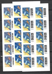 Germany 2024 Welt der Briefe World of Letters Three Sheets Shades Varieties MNH