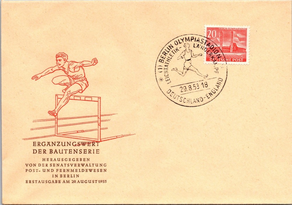 Germany 1953 – Athletics National Competition – F76491
