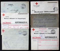 Germany Stamps Selection of 55 Feldpost Covers Red Cross Censor Etc