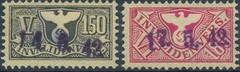 Authentic Lot Stamp Germany Revenue 1942 WWII Third Reich Vacation U 2