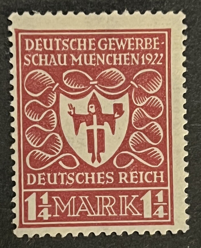 Travelstamps: Germany DR Stamp Mi 199 Sg 118 – Arms of Munich – 1 1/4m MNG