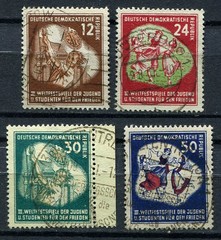 Germany – DDR : Youth Festival set from 1951 – used !