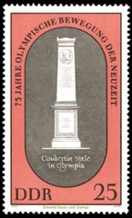 EBS East Germany DDR 1969 – 75 Years Modern Olympics – Michel 1489-1490 – MNH**