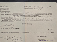 German Officers Military Document Letters Postcard & Feldpost Lot 1910s-1930s