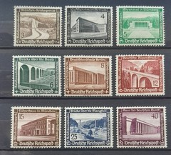 Germany 1936 Winter Relief Fund MH stamps SG623-631