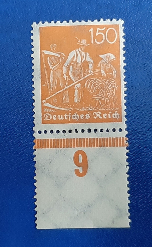 Stamp Germany Deutsches Reich 150 Pfennig 1921 Mi. Nr. 189 WZ 2 (23376)