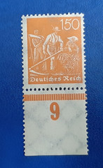 Stamp Germany Deutsches Reich 150 Pfennig 1921 Mi. Nr. 189 WZ 2 (23376)