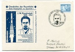 1983 Geschichte Raumfahrt Vom Feuerpfeil Sputnik 1 Kondratjuk Berlin Trepton DDR