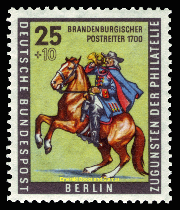 EBS Berlin 1956 – Stamp Day – Tag der Briefmarke – Michel 158 – MNH** cv $7.00