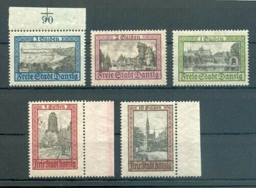 Danzig 207-211 Set or Individual Values ** MNH Mint Never Hinged (M0214_G9211)